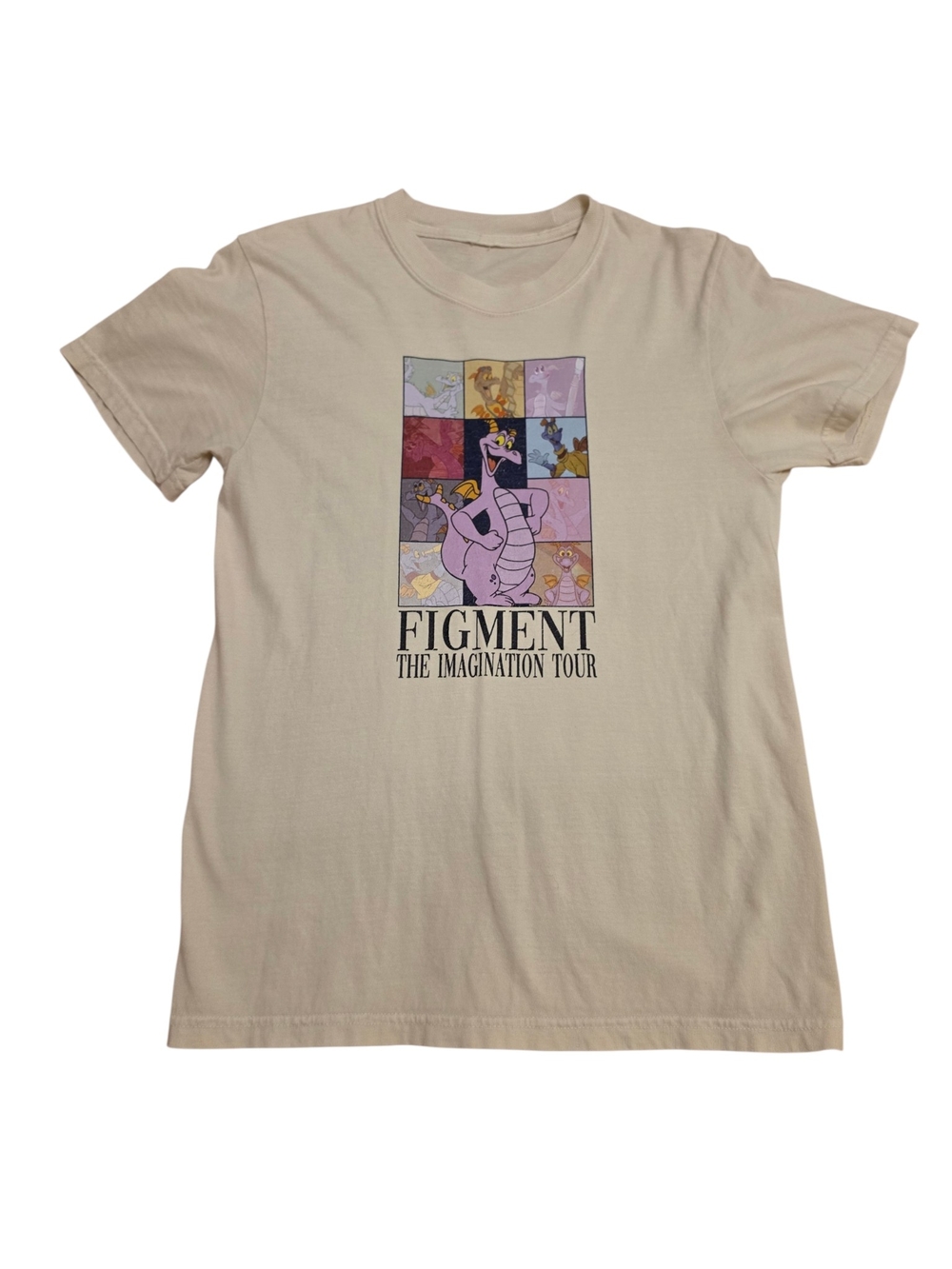 Figment The Imagination Tour Cream Graphic T-Shirt